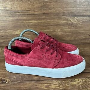 Nike Red Suede Sneakers